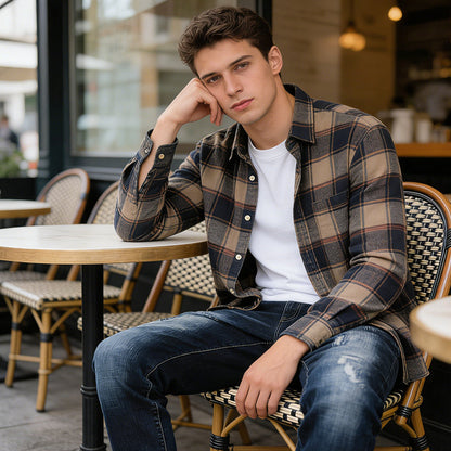 Men’s Straight Fit Distressed Denim Jeans
