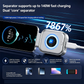 🌞⚡ 140 W USB-C PD 3.1 зарядно устройство с AI функция за автоматично изключване и интелигентна защита на батерията – универсално за iPhone, MacBook и таблети