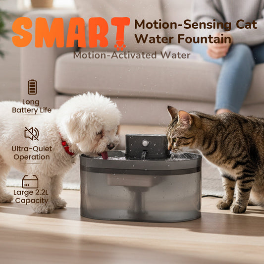 🐈🐶Интелигентен фонтан за котки с датчик за движение