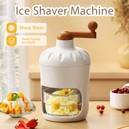 🍧❄️ Ръчна машина за фин настърган лед с включена форма за лед