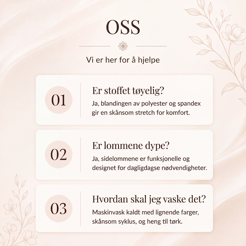 🔥Siste dag: 50% rabatt! 👗Kjole med V-hals, blomsterprint og vridd midje for kvinner🎁