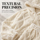 Mykt 2-delt fleece-sett med 3D-struktur – hettegenser & bukse