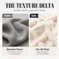 Mykt 2-delt fleece-sett med 3D-struktur – hettegenser & bukse