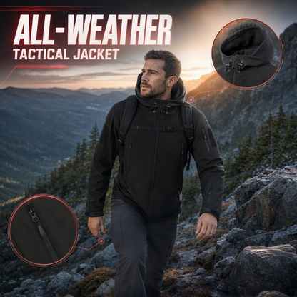 💥 50% RABATT 🌧️🧥 Vanntett & Isolert Friluftsjakke for Menn – Laget for Vind og Regn, Varm & Allsidig ❄️🔥