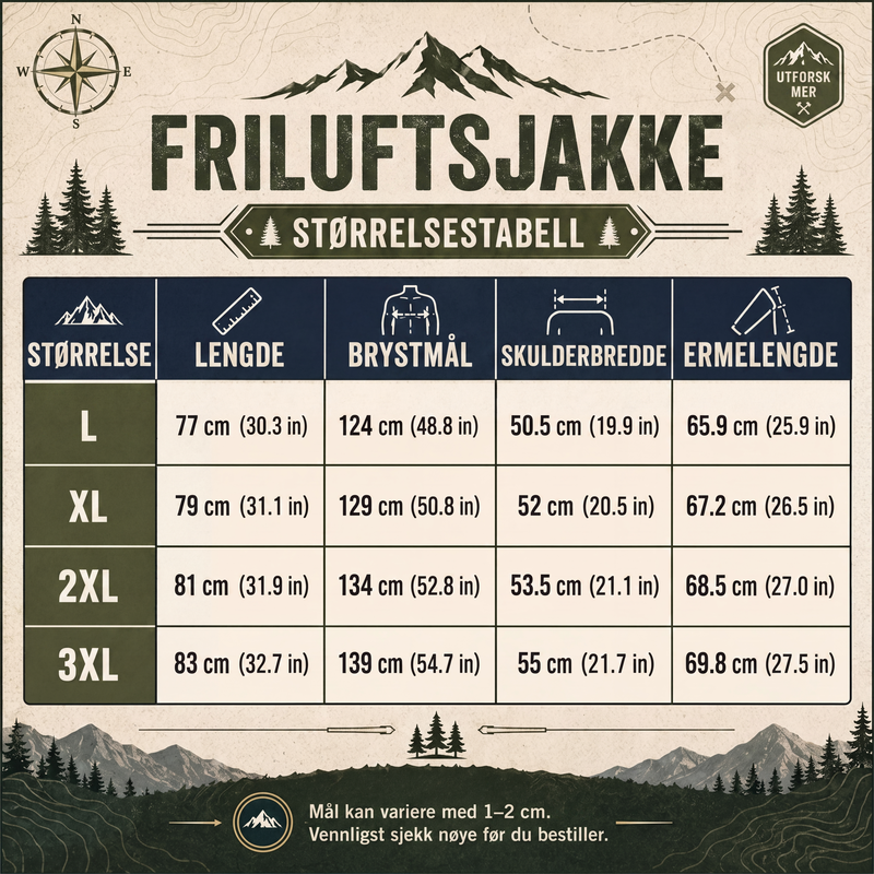 ❄️🍂Vindtett vinterjakke – varm, beskyttende og laget for kalde dager