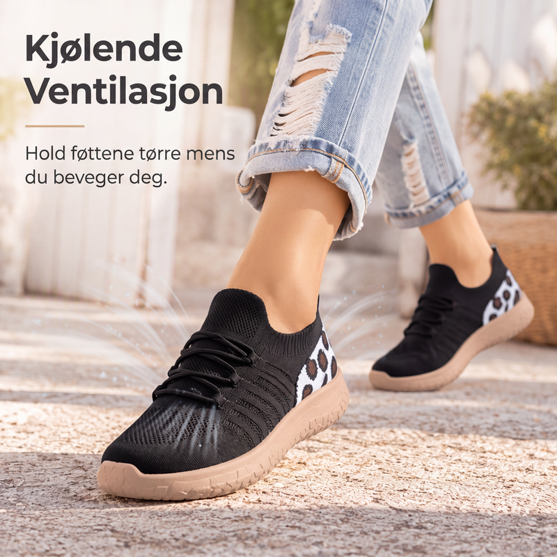 Lette uformelle gåsko for kvinner
