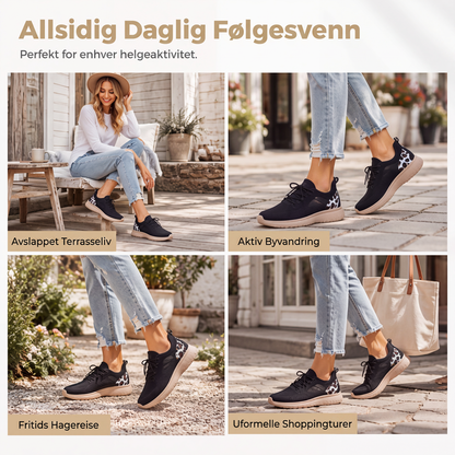 Lette uformelle gåsko for kvinner