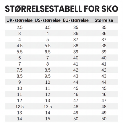 Lette uformelle gåsko for kvinner