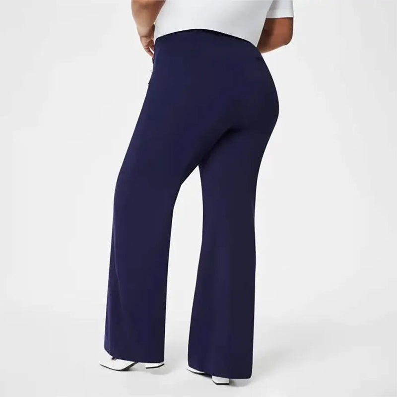 Bestselger 🔥 | Elegante, løstsittende damebukser – høy midje, elastisk stoff, perfekt passform