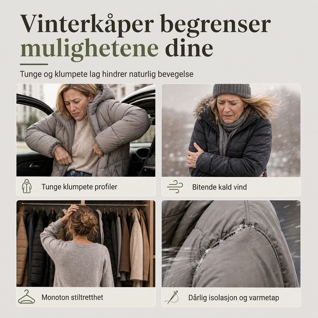 Vendbar, polstret slank kåpe med hette