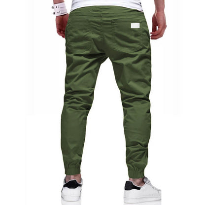 Slim fit-bukser med snøring til menn
