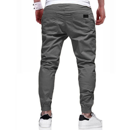 Slim fit-bukser med snøring til menn