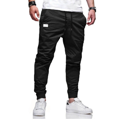 Slim fit-bukser med snøring til menn