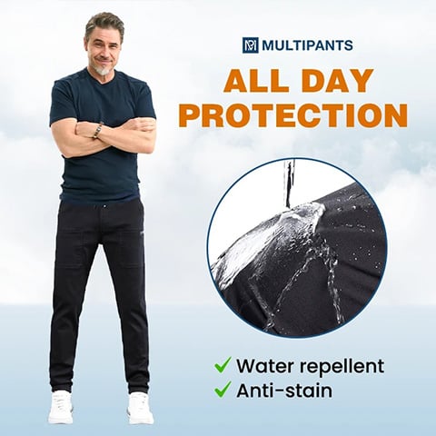 MultiPants – slitesterke cargobukser med høy stretch og flere lommer 🔥💥