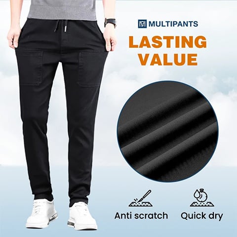 MultiPants – slitesterke cargobukser med høy stretch og flere lommer 🔥💥
