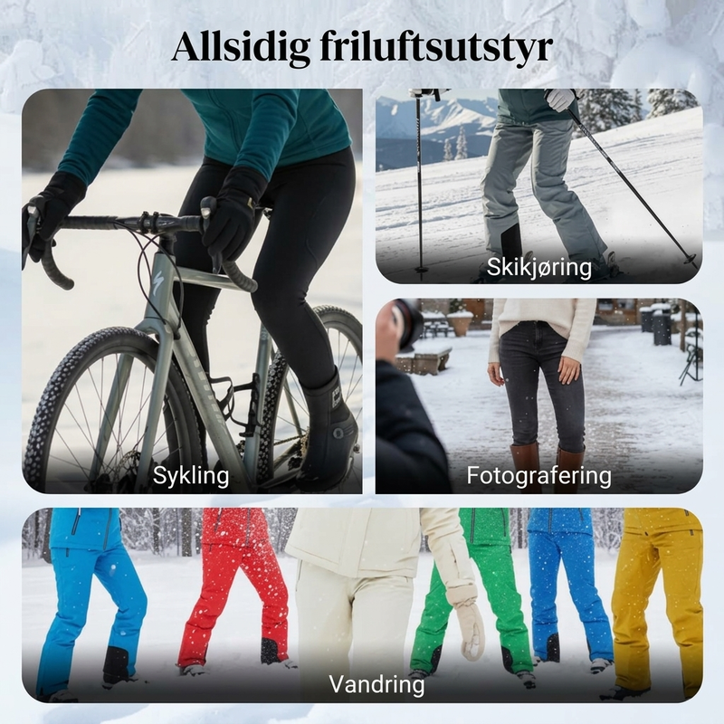 ❄️ Varm Balaklava med Justerbar Snøring – Ansikts- og Halsbeskyttelse