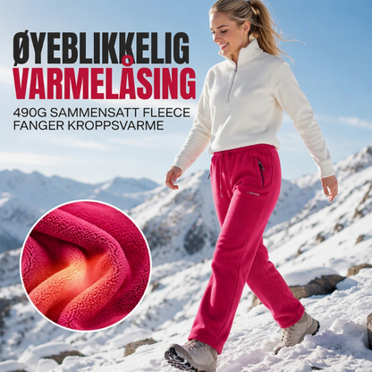 Unisex tykke varme fleecebukser – Myke, behagelige og perfekte til vinteren ✨👖❄️