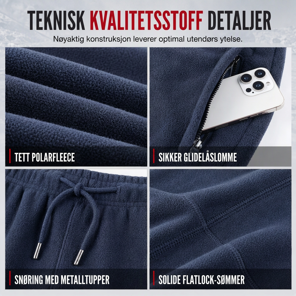 Unisex tykke varme fleecebukser – Myke, behagelige og perfekte til vinteren ✨👖❄️