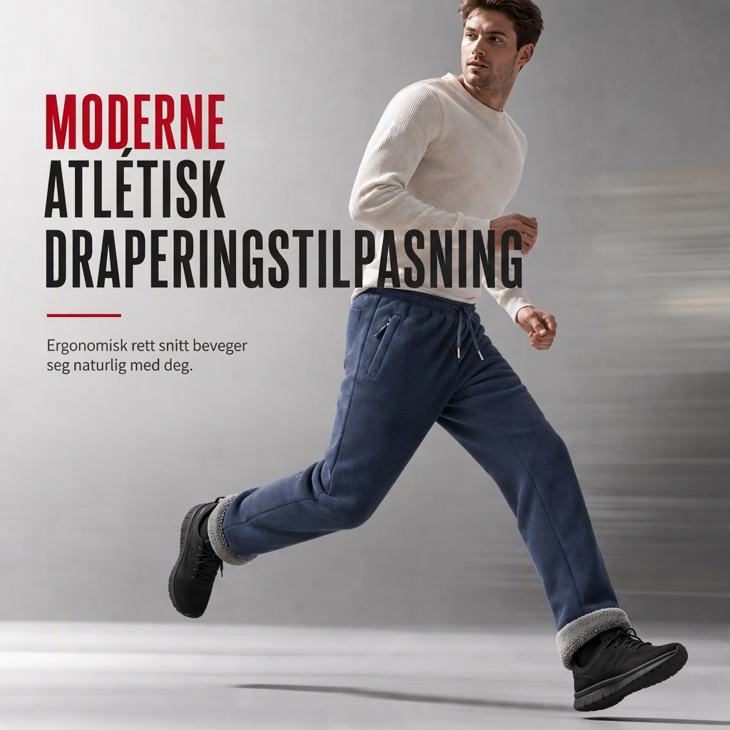 Unisex tykke varme fleecebukser – Myke, behagelige og perfekte til vinteren ✨👖❄️