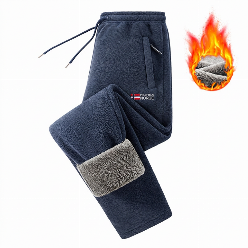 Unisex tykke varme fleecebukser – Myke, behagelige og perfekte til vinteren ✨👖❄️