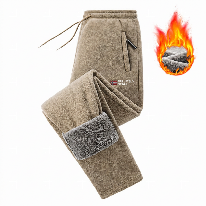 Unisex tykke varme fleecebukser – Myke, behagelige og perfekte til vinteren ✨👖❄️