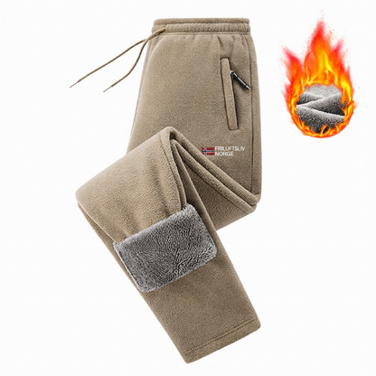 Unisex tykke varme fleecebukser – Myke, behagelige og perfekte til vinteren ✨👖❄️
