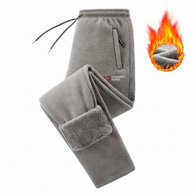 Unisex tykke varme fleecebukser – Myke, behagelige og perfekte til vinteren ✨👖❄️