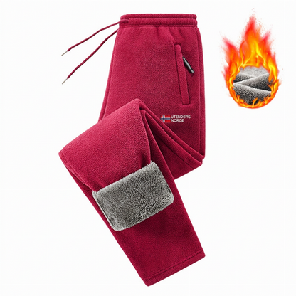 Unisex tykke varme fleecebukser – Myke, behagelige og perfekte til vinteren ✨👖❄️