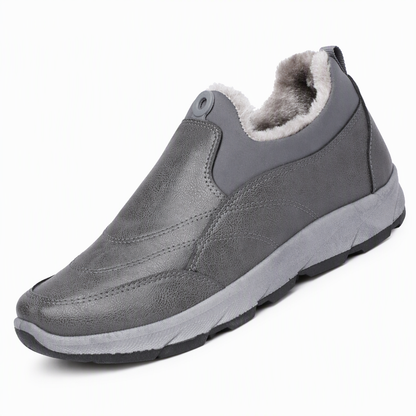 Komfortable vintersko for herrer – varme slip-on-sko med myk såle
