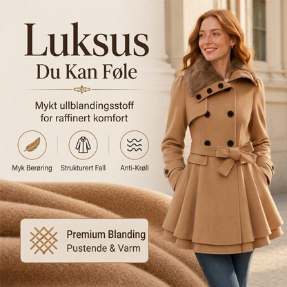 Elegant tweedelt frakk for damer