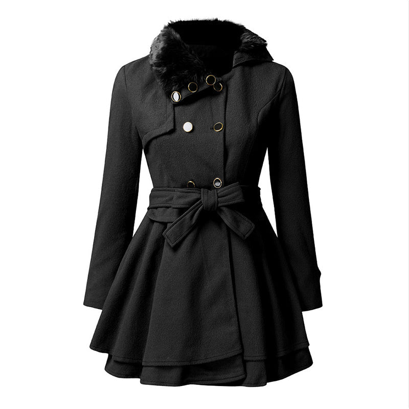 Elegant tweedelt frakk for damer