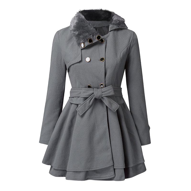 Elegant tweedelt frakk for damer