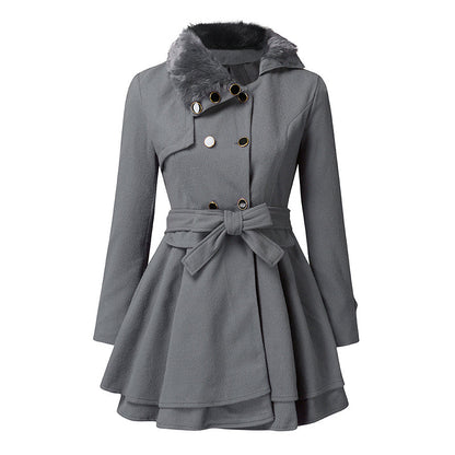 Elegant tweedelt frakk for damer