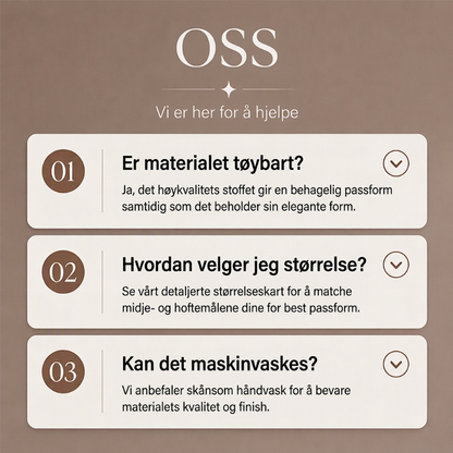 Stilig asymmetrisk skjørt i PU-lær med sideslær for kvinner