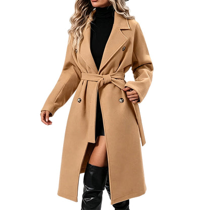 Elegant trenchcoat med belte