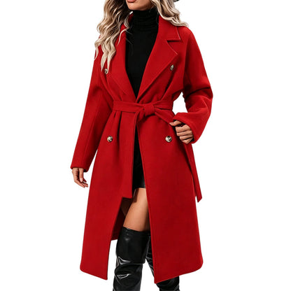 Elegant trenchcoat med belte