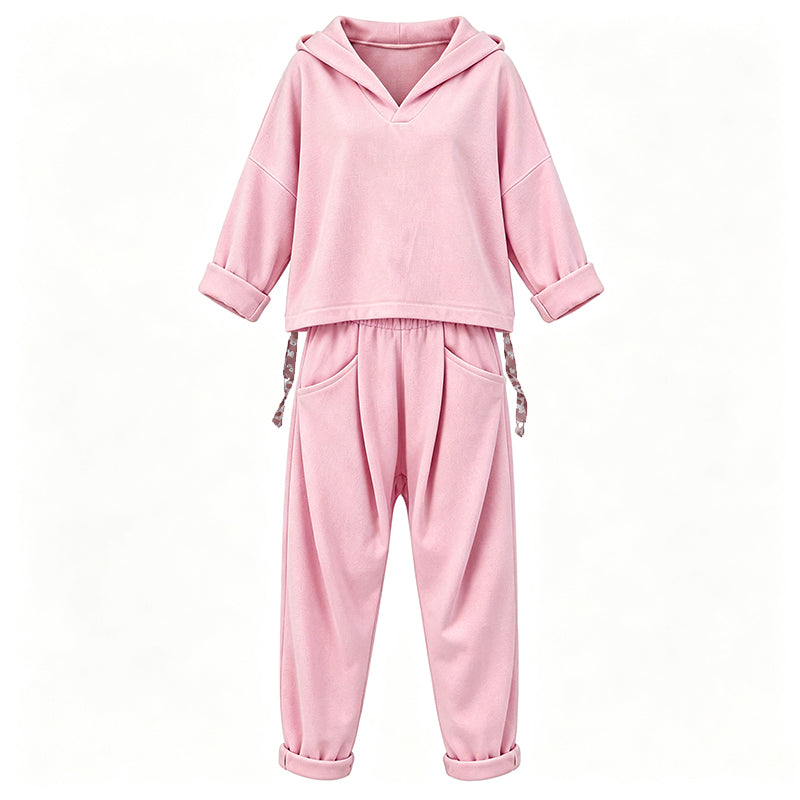 Women's Hooded Sweatshirt & Lounge Pants Set