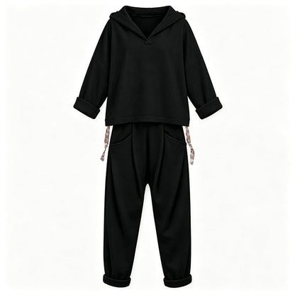 Women's Hooded Sweatshirt & Lounge Pants Set