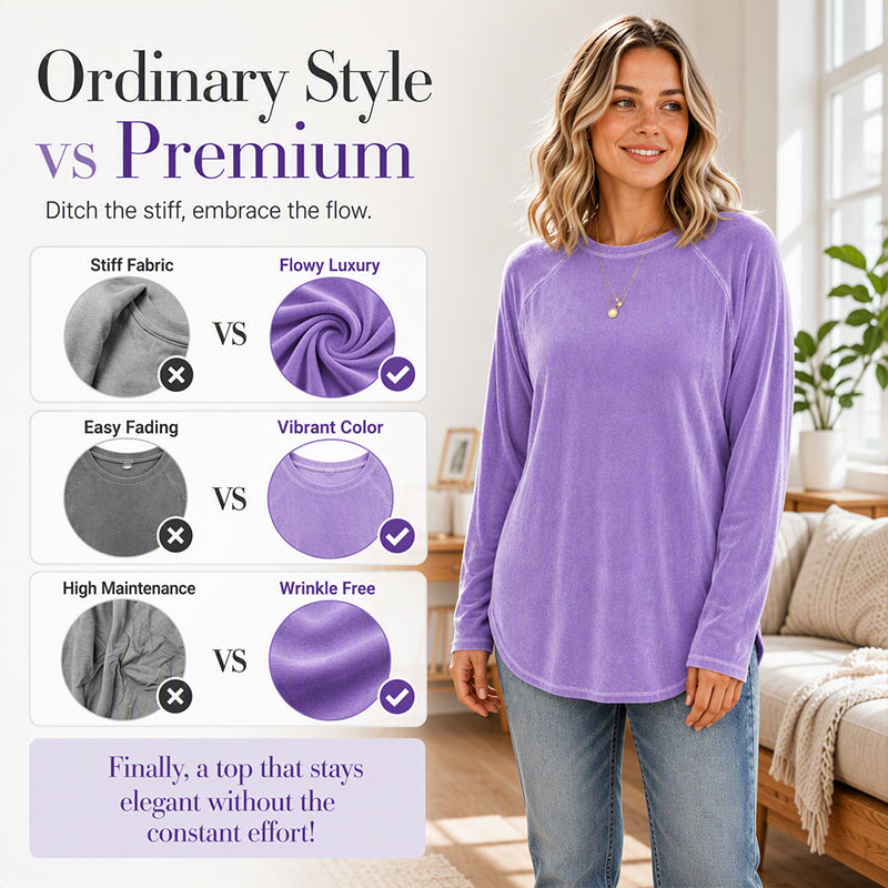 Women's Casual Loose Crewneck Top