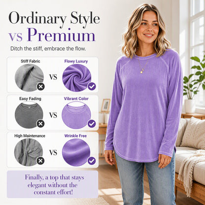 Women's Casual Loose Crewneck Top