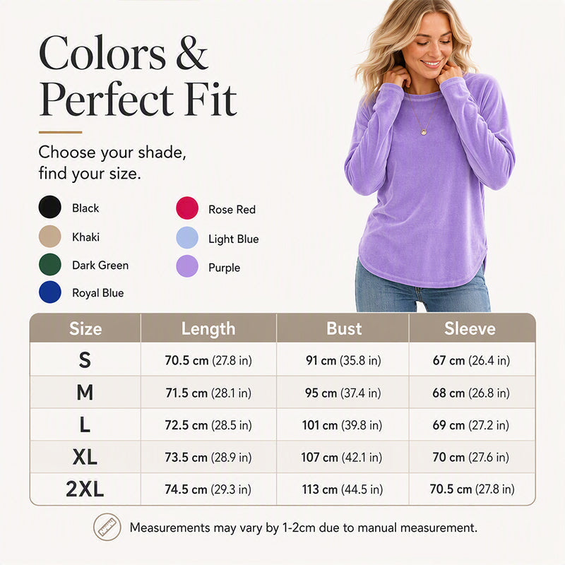 Women's Casual Loose Crewneck Top