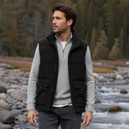 Tykkere cordura-foret vest for menn