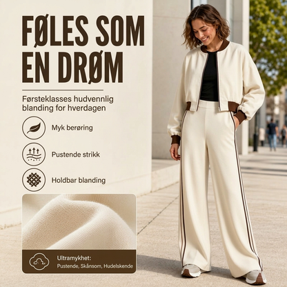 Dame uformelt sportslig 2-delt sett