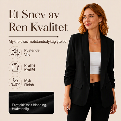 Kvinner uformell allsidig smekker dressjakke