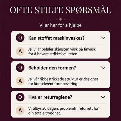 Kvinnelig genser med lanternærmer og glidelås