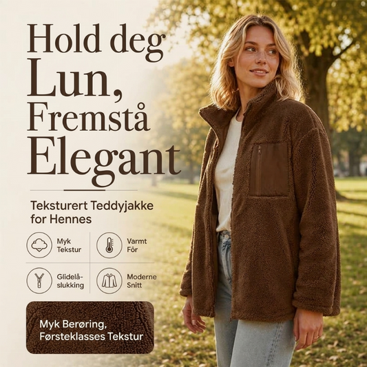Dame varm glidelåskåpe for vinter