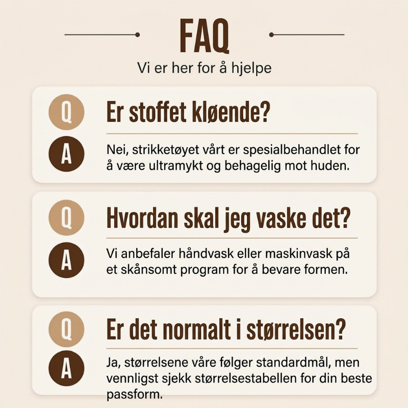 Avslående rundhalset strikkeoverdel for herrer