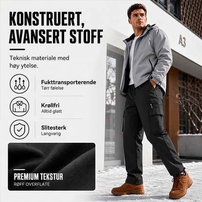 Vinterbukse for menn – vindtett og varmende til utendørsbruk