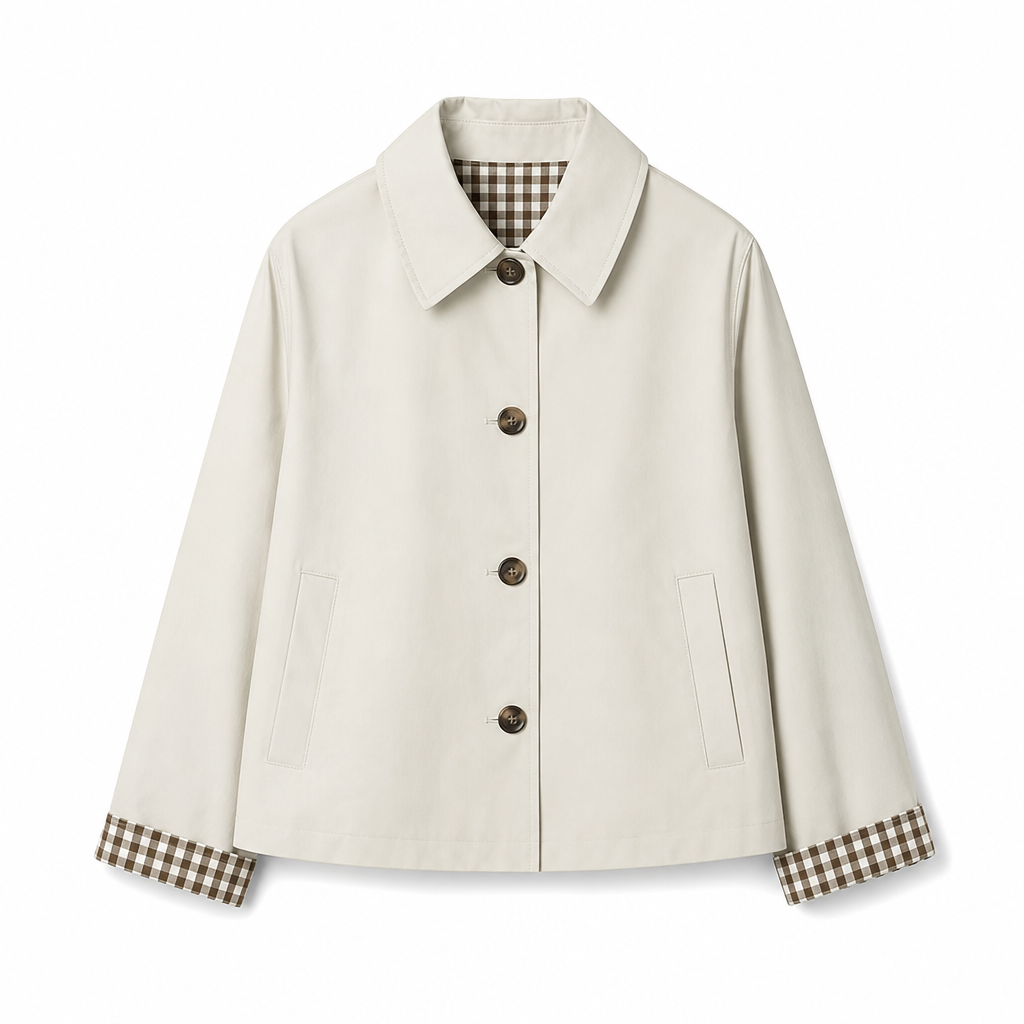 🔥50 % rabatt🍂🧥 Elegant og varm damefrakk for høst og vinter | Enkeltradet kåpe med lange ermer