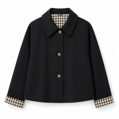🔥50 % rabatt🍂🧥 Elegant og varm damefrakk for høst og vinter | Enkeltradet kåpe med lange ermer